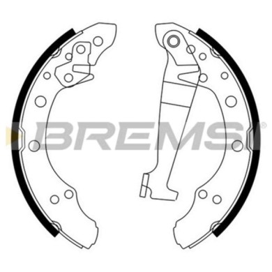 GF0543.JPG Kit Ganasce Freno Posteriore Audi 80 B2 Tre Volumi (811 813 814 819 853) Gf0543 Bremsi