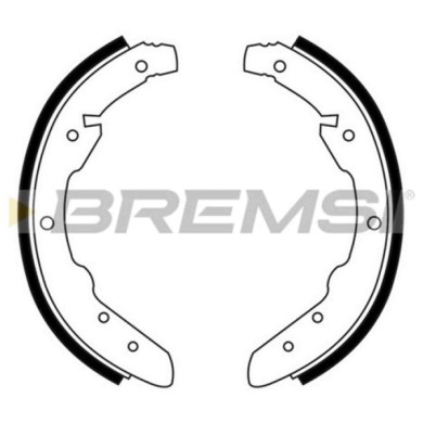 GF0546.JPG Kit Ganasce Freno Posteriore Volkswagen Transporter T2 Autobus (22 23 24) Gf0546 Bremsi