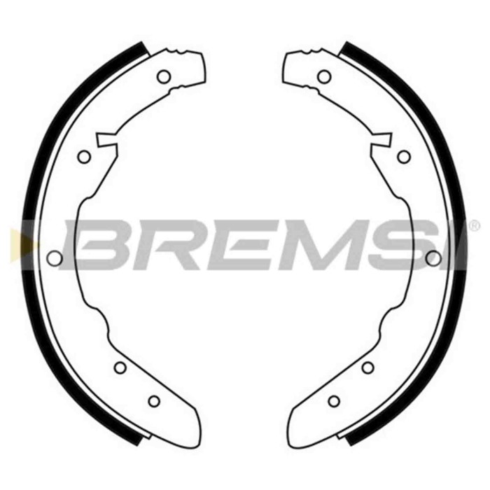 GF0546.JPG Kit Ganasce Freno Posteriore Volkswagen Transporter T2 Autobus (22 23 24) Gf0546 Bremsi