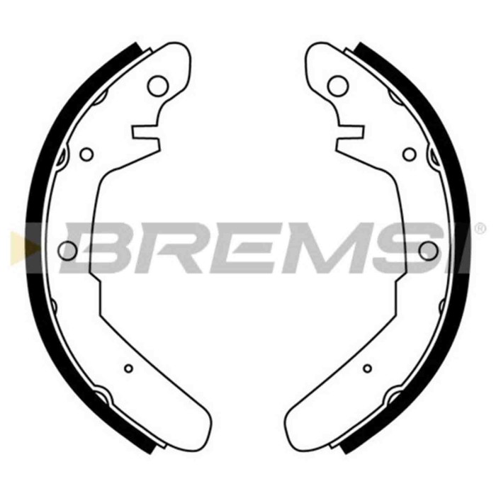 GF0551.JPG Kit Ganasce Freno Posteriore Volkswagen Transporter T2 Autobus (22 23 24) Gf0551 211609537n Bremsi