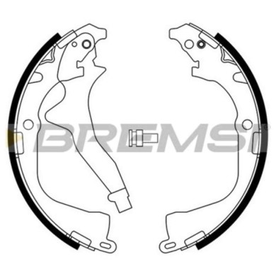 GF0561.JPG Kit Ganasce Freno Posteriore Volkswagen Amarok Amarok Pianale Piatto/telaio Gf0561 2h0698525 S.f. Lucas Girling Brems