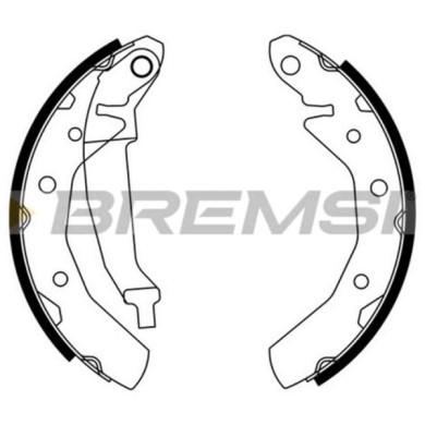 GF0630.JPG Kit Ganasce Freno Posteriore Daewoo Matiz Tico Chevrolet Matiz Spark Gf0630 290611 S.f. Lucas Girling Bremsi