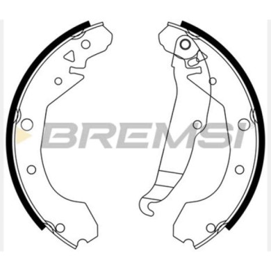 GF0631.JPG Kit Ganasce Freno Posteriore Daewoo Leganza Buick Electra Lesabre Gf0631 S.f. Lucas Girling Bremsi