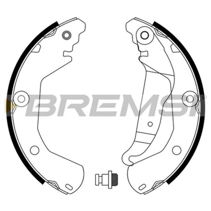 GF0636.JPG Kit Ganasce Freno Posteriore Chevrolet Aveo / Kalos 2 Volumi /coda Spiovente (t250 T255) Gf0636 95145057 Bremsi