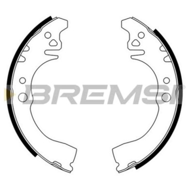 GF0661.JPG Kit Ganasce Freno Posteriore Daihatsu Charade Iii Charade Iv Charade Iv Tre Volumi Charade Iii Tre Volumi Gf0661 0449
