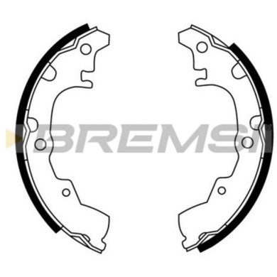 GF0664.JPG Kit Ganasce Freno Posteriore Daihatsu Charade Ii Charade I Gf0664 04495-87703 S.f. Akebono Bremsi
