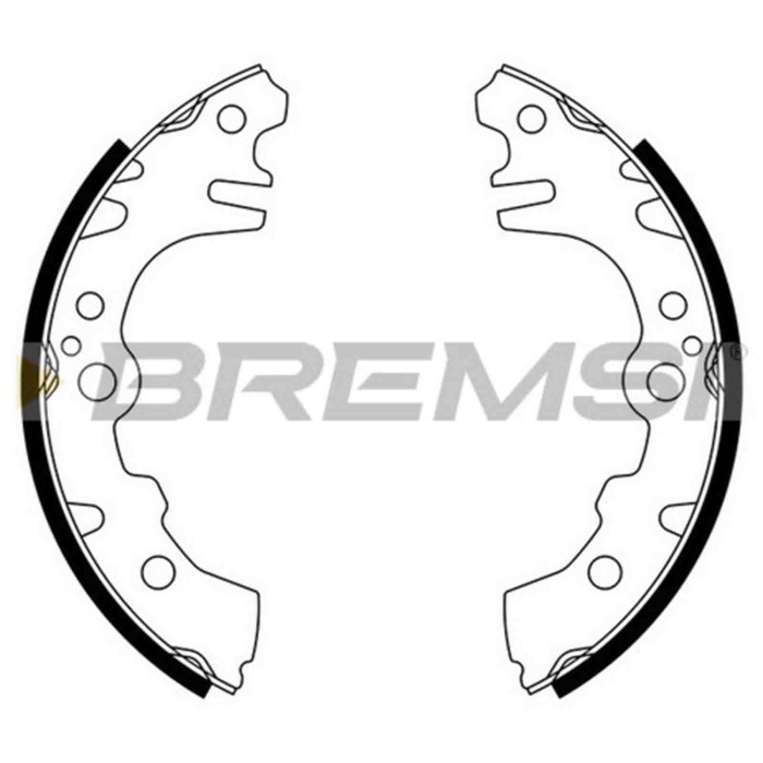 GF0673.JPG Kit Ganasce Freno Posteriore Daihatsu Trevis Gf0673 04495-97210 S.f. Sumitomo Bremsi