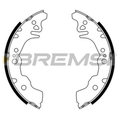 GF0674.JPG Kit Ganasce Freno Posteriore Daihatsu Sirion Materia Cuore Vii Subaru Justy Iv Gf0674 04495-97501 S.f. Akebono Bremsi