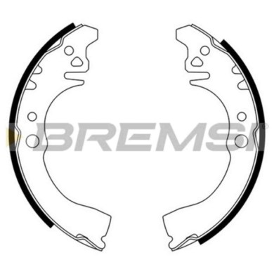 GF0676.JPG Kit Ganasce Freno Posteriore Daihatsu Sirion Hijet Furgonato Hijet Autobus Gf0676 04495-27203 S.f. Sumitomo Bremsi