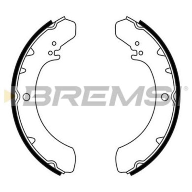 GF0678.JPG Kit Ganasce Freno Posteriore Daihatsu Taft Gf0678 449487601 S.f. Akebono Bremsi