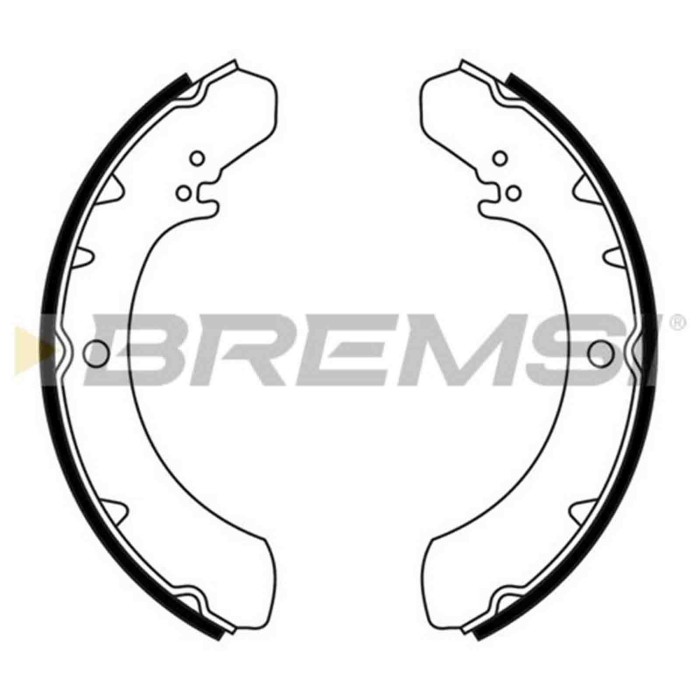 GF0678.JPG Kit Ganasce Freno Posteriore Daihatsu Taft Gf0678 449487601 S.f. Akebono Bremsi