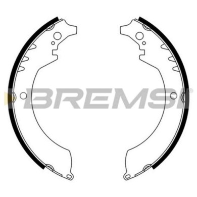 GF0679.JPG Kit Ganasce Freno Posteriore Daihatsu Wildcat/rocky (f70) Gf0679 04495-88000 S.f. Akebono Bremsi