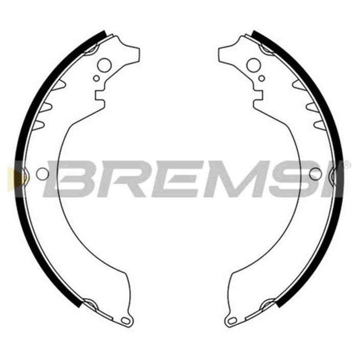 GF0679.JPG Kit Ganasce Freno Posteriore Daihatsu Wildcat/rocky (f70) Gf0679 04495-88000 S.f. Akebono Bremsi