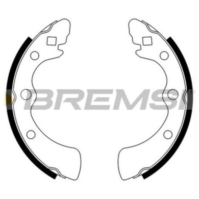 GF0700.JPG Kit Ganasce Freno Posteriore Honda Civic I Hatchback Accord I Accord I Hatchback N Iii Acty Gf0700 6043634670 S.f. Su
