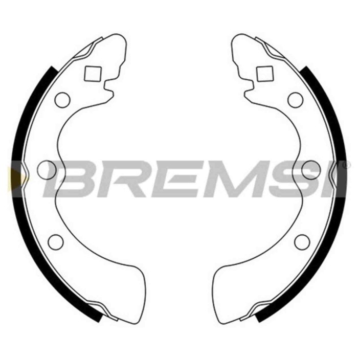 GF0700.JPG Kit Ganasce Freno Posteriore Honda Civic I Hatchback Accord I Accord I Hatchback N Iii Acty Gf0700 6043634670 S.f. Su