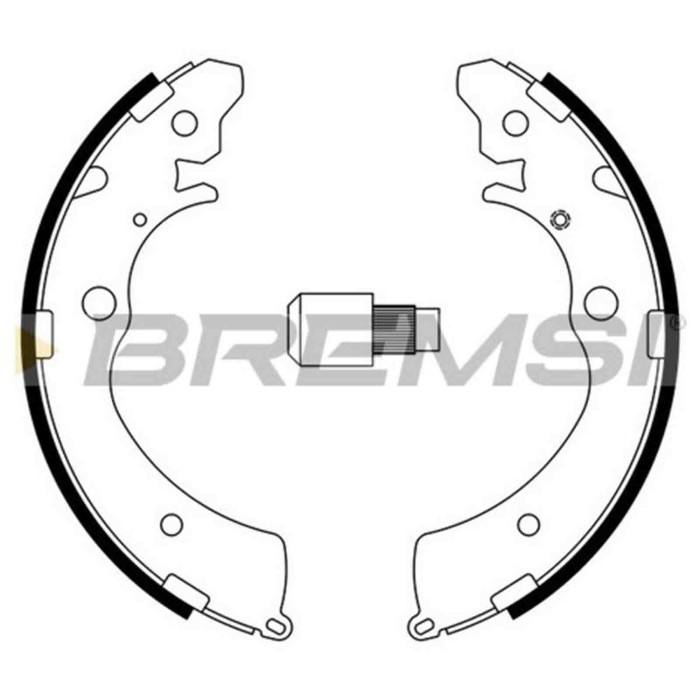 GF0706.JPG Kit Ganasce Freno Posteriore Honda Accord Iv (cb) Gf0706 06450-s9a-e51 S.f. Akebono Bremsi