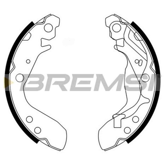 GF0712.JPG Kit Ganasce Freno Posteriore Honda Jazz Ii Gf0712 01431-saa-000 S.f. Nbk Bremsi
