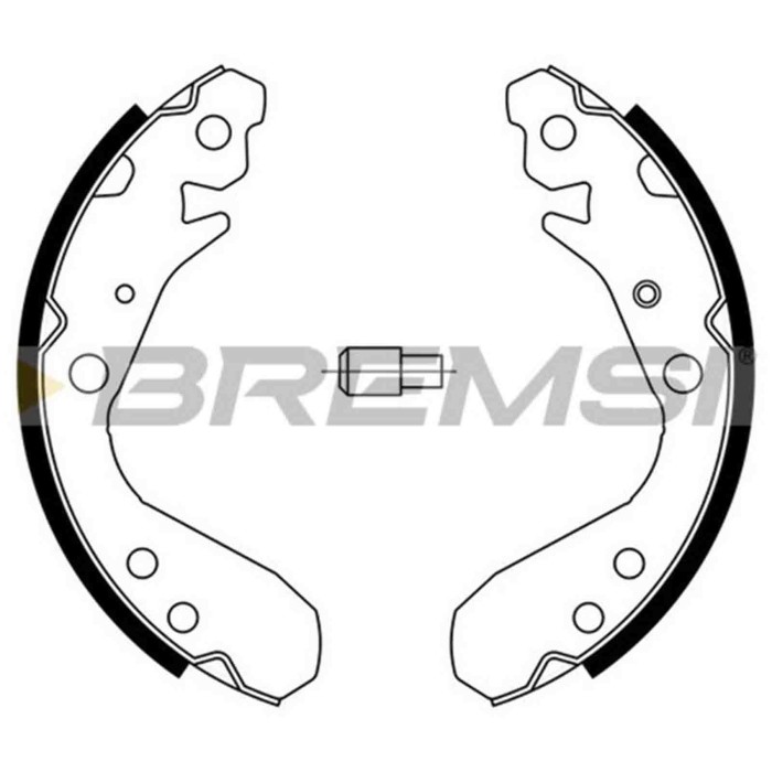 GF0714.JPG Kit Ganasce Freno Posteriore Honda Insight Gf0714 43153-tg1-t01 S.f. Nbk Bremsi