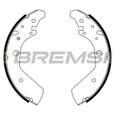 GF0717.JPG Kit Ganasce Freno Posteriore Honda Odyssey Mpv/space Wagon Gf0717 43053s0x000 S.f. Lucas Girling Bremsi