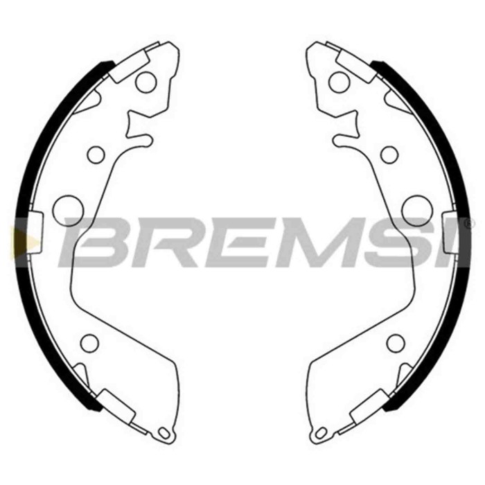 GF0718.JPG Kit Ganasce Freno Posteriore Honda Jazz Ii Jazz Iii Gf0718 43153-sel-003 S.f. Akebono Bremsi