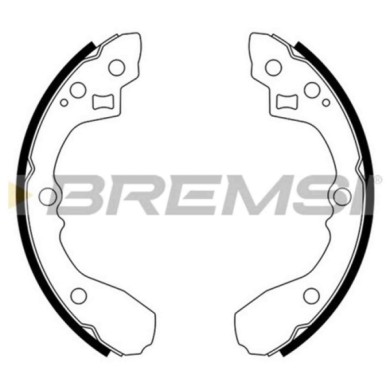 GF0723.JPG Kit Ganasce Freno Posteriore Kia Rio 2 Volumi/coda Spiovente Rio Tre Volumi Gf0723 58315fda00 S.f. Sumitomo Bremsi