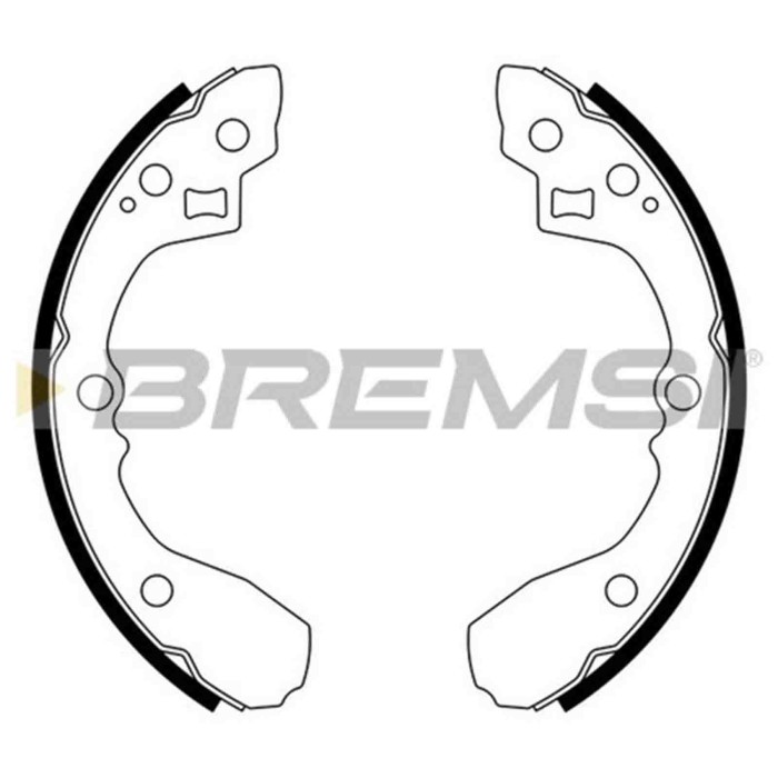 GF0723.JPG Kit Ganasce Freno Posteriore Kia Rio 2 Volumi/coda Spiovente Rio Tre Volumi Gf0723 58315fda00 S.f. Sumitomo Bremsi