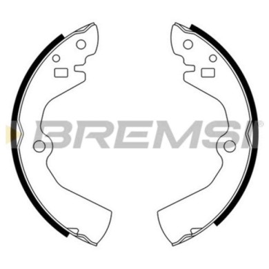 GF0734.JPG Kit Ganasce Freno Posteriore Nissan Sunny Ii (n13 B12) Gf0734 44060-0c025 S.f. Sumitomo Bremsi