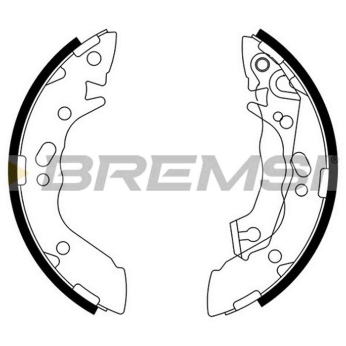 GF0739.JPG Kit Ganasce Freno Posteriore Hyundai Accent I Accent Tre Volumi Gf0739 5830522a01 S.f. Akebono Bremsi