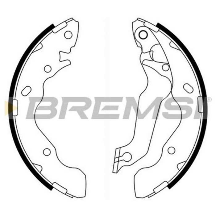 GF0741.JPG Kit Ganasce Freno Posteriore Hyundai Coupe I (rd) Gf0741 5830525f10 S.f. Sumitomo Bremsi