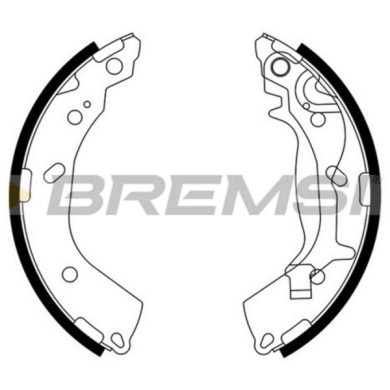 GF0745.JPG Kit Ganasce Freno Posteriore Hyundai Getz Gf0745 583051ca00 S.f. Mando Bremsi