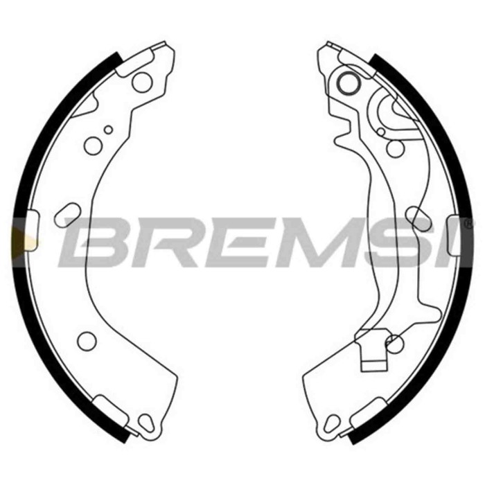 GF0745.JPG Kit Ganasce Freno Posteriore Hyundai Getz Gf0745 583051ca00 S.f. Mando Bremsi
