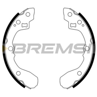 GF0762.JPG Kit Ganasce Freno Posteriore Osca 2500 Gt Kia Rio 2 Volumi/coda Spiovente Rio Tre Volumi Cerato Ii Tre Volumi Gf0762 