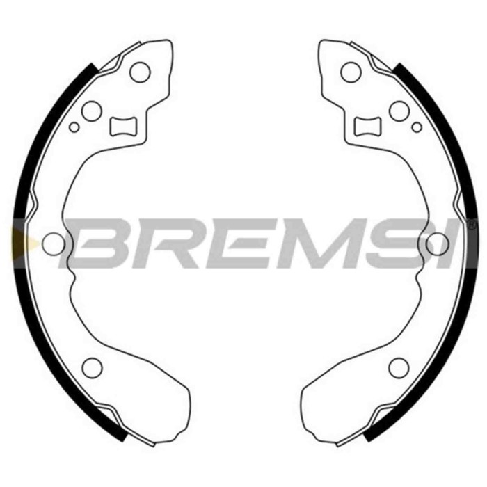 GF0762.JPG Kit Ganasce Freno Posteriore Osca 2500 Gt Kia Rio 2 Volumi/coda Spiovente Rio Tre Volumi Cerato Ii Tre Volumi Gf0762 