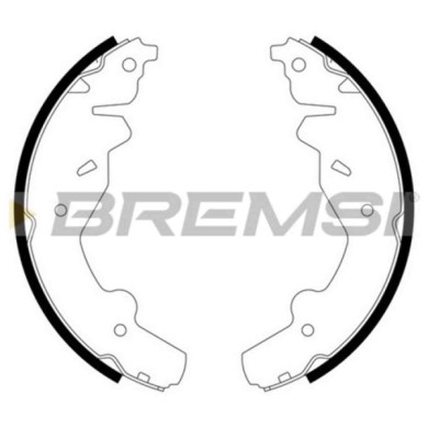 GF0763.JPG Kit Ganasce Freno Posteriore Kia Sportage Suv Gf0763 0k0112638z S.f. Teves Bremsi