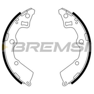 GF0767.JPG Kit Ganasce Freno Posteriore Kia Picanto Gf0767 58350-07a01 S.f. Akebono Bremsi