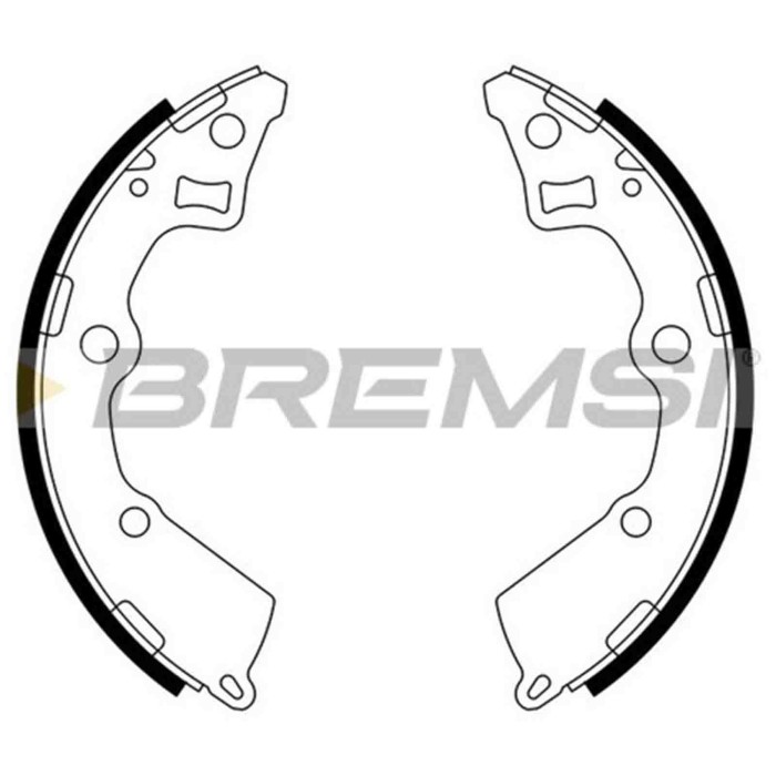 GF0767.JPG Kit Ganasce Freno Posteriore Kia Picanto Gf0767 58350-07a01 S.f. Akebono Bremsi