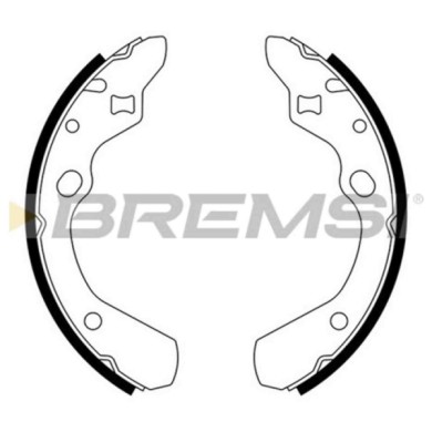GF0775.JPG Kit Ganasce Freno Posteriore Mazda 323 Iii Hatchback (bf) Gf0775 B4y52638z S.f. Sumitomo Bremsi