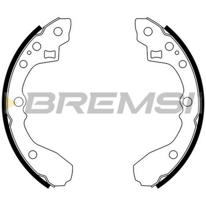 GF0778.JPG Kit Ganasce Freno Posteriore Mazda 626 Ii 626 Ii Hatchback Kia Rio Ii Osca 2500 Gt Gf0778 C03026310a S.f. Akebono Bre
