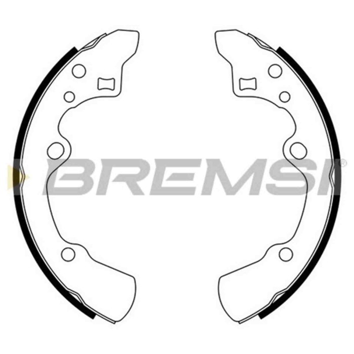 GF0779.JPG Kit Ganasce Freno Posteriore Mazda 626 Iii (gd) Gf0779 Bwya2638z S.f. Sumitomo Bremsi