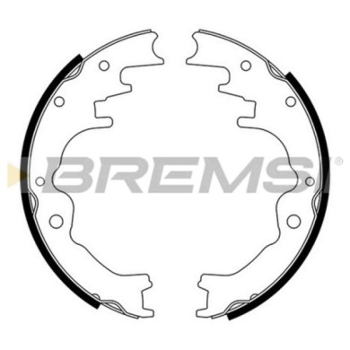 GF0784.JPG Kit Ganasce Freno Posteriore Mazda B-serie Mpv I Gf0784 Layj-26-38za S.f. Akebono Bremsi