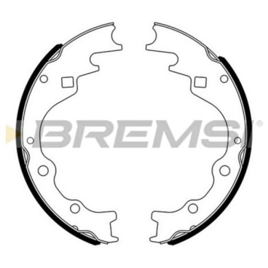 GF0787.JPG Kit Ganasce Freno Posteriore Mazda E Furgonato (sr2) Gf0787 0k724-26-38z S.f. Akebono Bremsi