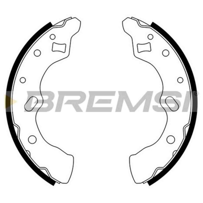 GF0790.JPG Kit Ganasce Freno Posteriore Mazda 121 Ii Gf0790 D1y1-26-38z S.f. Sumitomo Bremsi