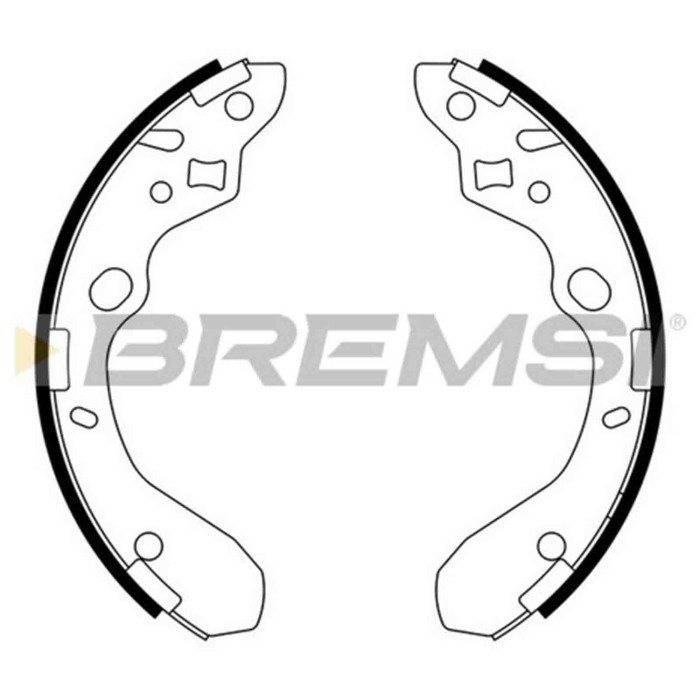 GF0792.JPG Kit Ganasce Freno Posteriore Mazda 323 S Vi 323 F Vi Gf0792 B2yd-26-37za S.f. Sumitomo Bremsi