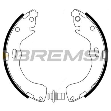 GF0794.JPG Kit Ganasce Freno Posteriore Mazda 626 V 626 V Hatchback 626 V Station Wagon Premacy Tribute Ford Maverick Gf0794 C1y