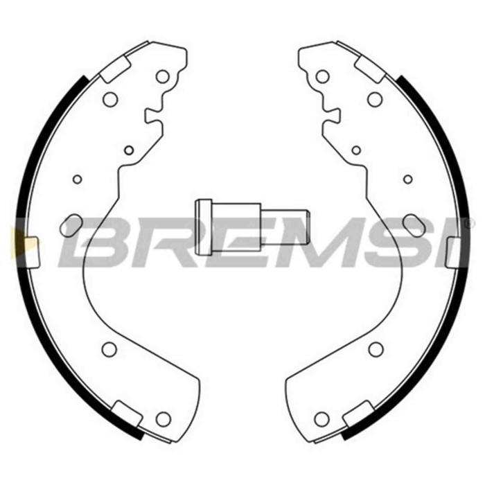 GF0797.JPG Kit Ganasce Freno Posteriore Mazda B-serie Bt-50 Pick-up Ford Ranger Gf0797 Ucym-26-38z S.f. Tokicoico Bremsi