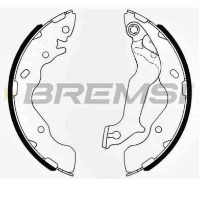 GF0809.JPG Kit Ganasce Freno Posteriore Kia Soul I Gf0809 583502ka00 Bremsi