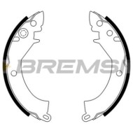 GF0812.JPG Kit Ganasce Freno Posteriore Mitsubishi Colt I Hyundai Pony Pony Tre Volumi Gf0812 Mb082220 S.f. Akebono Bremsi