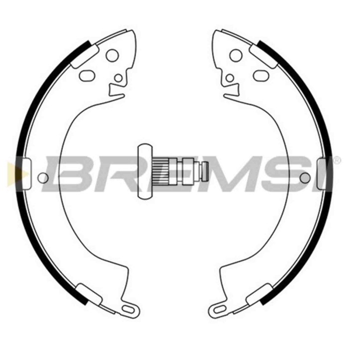 GF0813.JPG Kit Ganasce Freno Posteriore Mitsubishi Pajero I Canvas Top (l04g) Gf0813 Cns064030 S.f. Akebono Bremsi