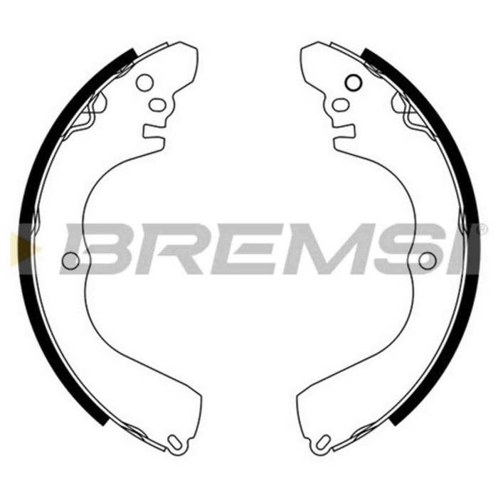 GF0827.JPG Kit Ganasce Freno Posteriore Mitsubishi Space Wagon Pajero Pinin Space Runner Outlander I Grandis Outlander Ii Gf0827
