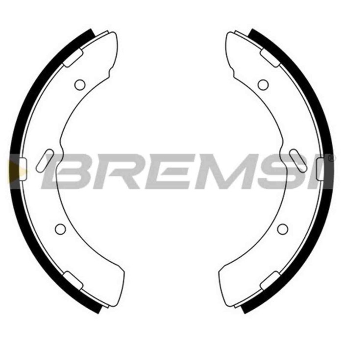 GF0829.JPG Kit Ganasce Freno Anteriore Daihatsu Delta Wide Furgonato (yb) Gf0829 Mb162045 S.f. Akebono Bremsi
